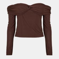 I Saw It First Фланелка с дълъг ръкав I Saw It First Bardot Detail Long Sleeve Top - Brown
