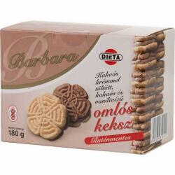 Barbara gluténmentes kakaókrémmel töltött omlós keksz 160 g - mamavita
