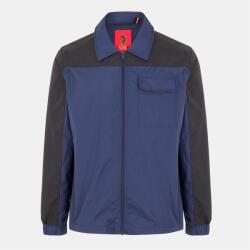Luke Яке Luke Mens s Ribbed Zip Lightweight Bomber Jacket - Black Navy