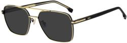 HUGO BOSS Слънчеви очила Boss Men's Rectangle Sunglasses - Black Gold Слънчеви очила