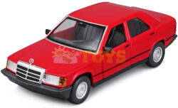 Bburago mașinuță metalică Mercedes-Benz 190 E 2.6 roșu - scara 1: 24 (18-21103)