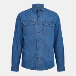 Replay Риза с дълъг ръкав Replay Men's Long Sleeve Denim Shirt - Mid Blue