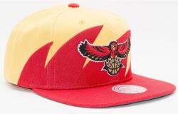 Mitchell & Ness Atlanta Hawks hímzett snapback sapka piros-sárga színes|sárga|zöld