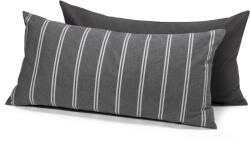 Tchibo - 2 finom flanel párnahuzat - szürke