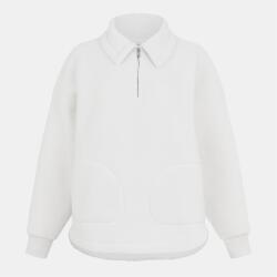 Jack Wills Women's 1/4 Zip Fleece - Vintage White