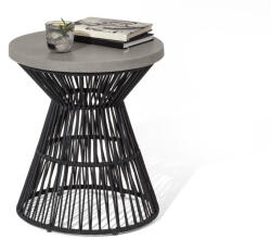 Tchibo - Kisasztal policement asztallappal és textil hálóval - fekete