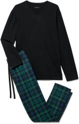 Tchibo - Pizsama - férfi - méret L 52/54 - fekete/kockás