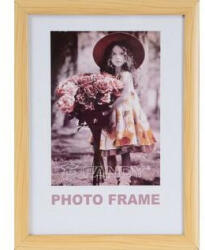  Műanyag Képkeret Üveg 21x30 cm Világosbarna (AAE248)