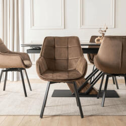  Barna Bársony Forgószék LUNA (ME-ME-LUNA-BR-V-K)