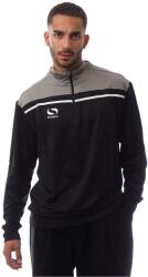 Sondico Men's 1/4 Zip Fleece - Black/Charcoal