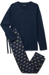 Tchibo - Pizsama - férfi - méret M 48/50 - kék/mintás