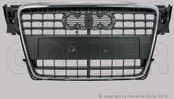 Audi A4 2007-2012 - Hűtődíszrács króm kerettel