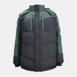 Jack Wills Яке Jack Wills Men's Coast Water and Wind Resistant Hooded Short Puffer Jacket - Black/Pine