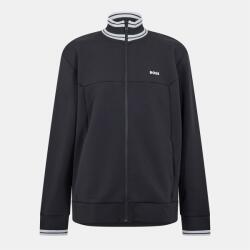 Boss Блуза с яка Boss Men's Full Zipped Zone Short Sleeve Polo Shirt - Black
