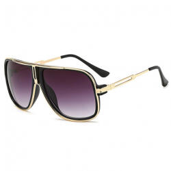 NEOGO Calvin 4 napszemüveg, Glossy Black Gold / Gray (GNE010C04)