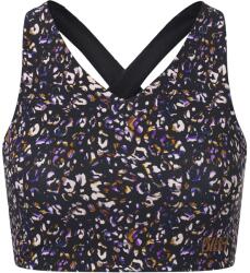 Biba Women's Move MS Racerback Medium Impact Sports Bra - Black Leopard