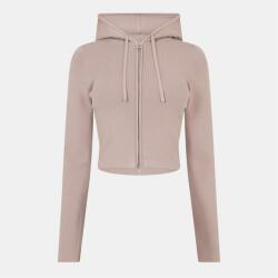 Jack Wills Суичър Jack Wills Knitted Zip Hoodie Women - Taupe