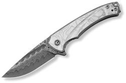 CIVIVI Voidflare C24040-DS1 Aluminium Foil G10 Damascus zsebkés (C24040-DS1)