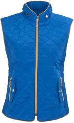 Miso Елек Miso Women's Stand Collar Full Zip Hip Length Gilet - Blue