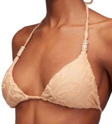SUNDEK Jennifer terrycloth triangle with adjustable ties bikini top - Brown (Durian)