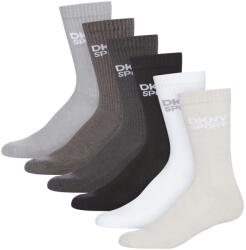 DKNY Мъжки чорапи DKNY 6 pack Mens Sports Socks Radde - Black/Whit/Grey
