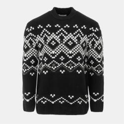 Firetrap Пуловер Firetrap Pattern Crew Jumper Men - Black/Mono