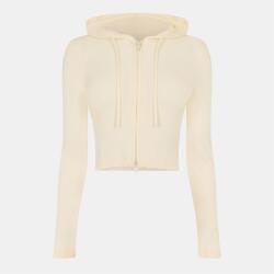 Jack Wills Суичър Jack Wills Knitted Zip Hoodie Women - Vintage White
