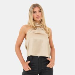 I Saw It First Satin Halter Top - Gold