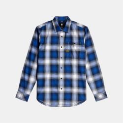 G-Star RAW Риза G Star Men's Long Sleeve Plain Shirt - Deep Blue