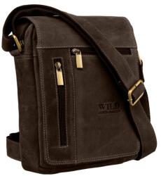  Férfi Bőr Oldaltáska Mn-10-Mh-0055 Brown - Sötét Barna (65844809)