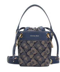  Henney Bear Kézi- És Válltáska -H-360-SHADOW BEAR BLUE- (H-360-SHADOW BEAR BL)