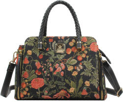  Henney Bear, H-336-FLORAL SUMMER BLACK, Válltáska, Kézitáska (H-336-FLORAL SUMBLA)