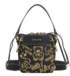  Henney Bear, H-360-GOLD TIME, Válltáska, Kézitáska (H-360-GOLD TIME)
