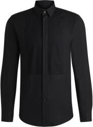 HUGO BOSS Риза с дълъг ръкав Boss Men's HHANKParty5 Long Sleeve Patterned Tailored Shirt - Black 001