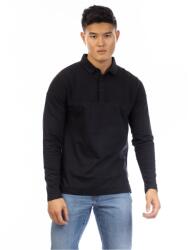 Peter Werth Блуза с яка Peter Werth Men's W Chessum Long Sleeve Polo Shirt - Black