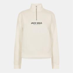 Jack Wills Дамска блуза Jack Wills Honeylane Half Zip Sweatshirt Womens - Vintage White
