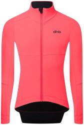 Dhb Поларено яке Dhb Men's Aeron Deep Winter 2.0 Thermal Fleece-Backed Windproof Waterproof Softshell Jacket - Pink