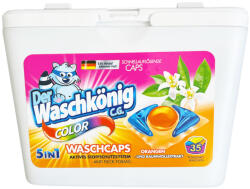Der Waschkönig Orange mosókapszula 35db - Színes ruhákhoz