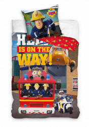 Sam a tűzoltó on the Way gyerek, ovis ágyneműhuzat 100x135 cm, 40x60 cm