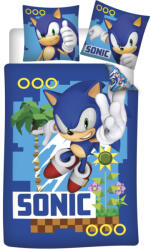 Sonic, a sündisznó Sonic a sündisznó Turbo gyerek, ovis ágyneműhuzat 100×135cm, 40×60 cm