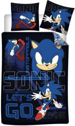 Sonic, a sündisznó Sonic a sündisznó Unstoppable gyerek, ovis ágyneműhuzat 100×135cm, 40×60 cm