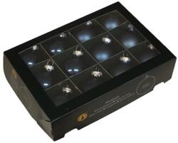 Homedecorsig Kék Üveg Gömb 5, 7 cm 12db