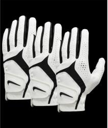 Nike Голф ръкавица Nike Dura Feel X Golf Glove (3 Pack) - White/Black