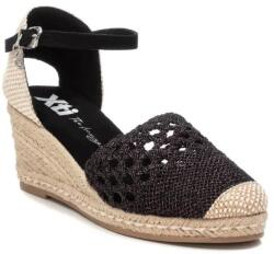 XTI 14233 Wedge Espadrilles - Black (Black)