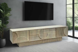 Art Deco Design TV asztal Modéco 170 cm fehérített mangó