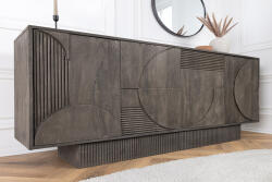 Art Deco Design komód Modéco 170 cm szürke mangó