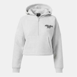USA Pro Поларена блуза USA Pro USAPro Oversized 1/2 Zip Fleece Top - Light Grey Marl