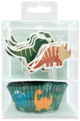 Scrapcooking cupcake készítő szett, dino, 24 db