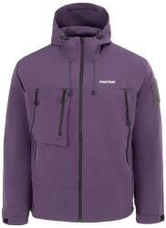 Firetrap Men's Windproof Hooded Long Sleeve Windbreaker - Purple