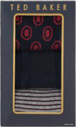 Ted Baker Чорапи Ted Baker Men's Formal Crew Socks - Blue/Red Mix